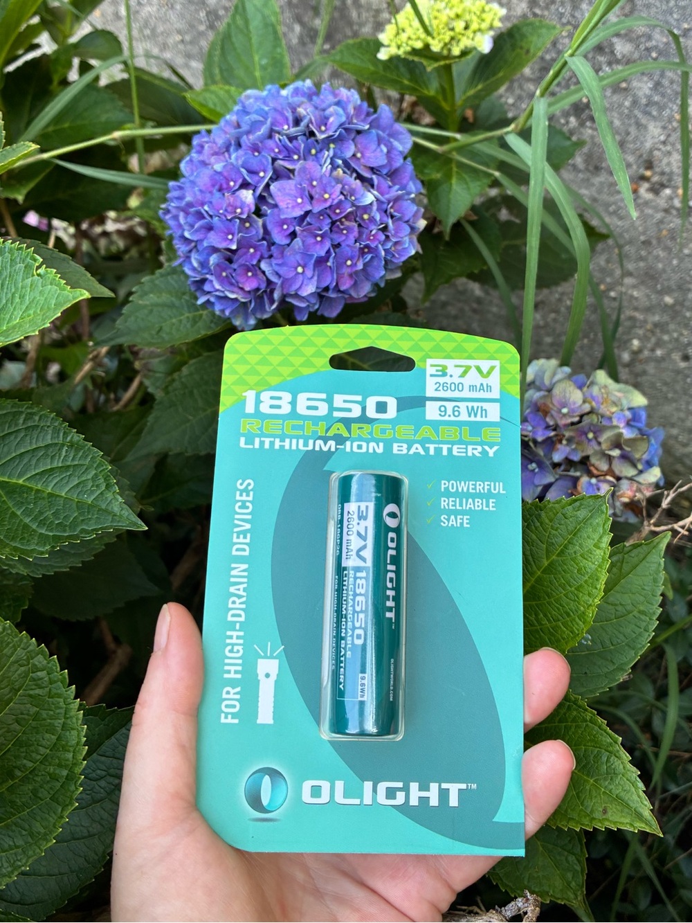 🔋18650 3.7V 2600mAh Rechargeable Lithium Battery - Teal